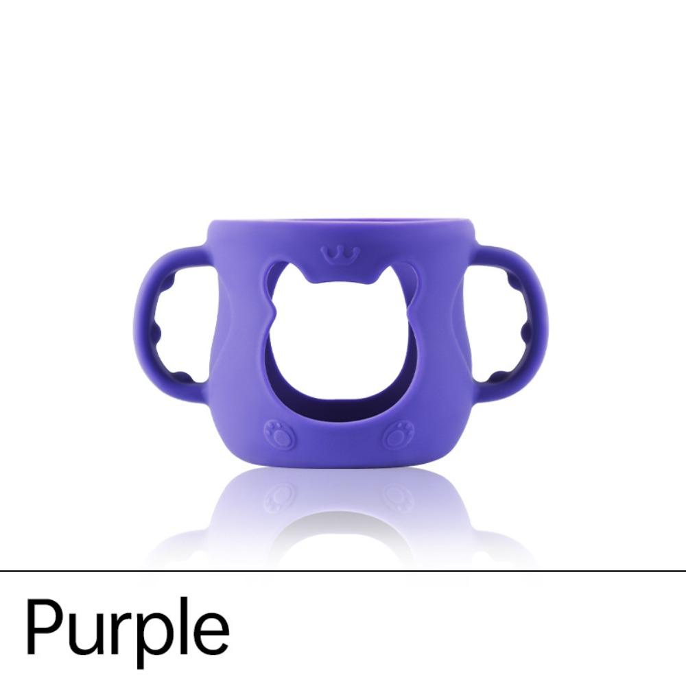 with Handles Baby Bottle Cover Anti Break Baby Bottle Holder Portable Silicone Sleeves  Nursing