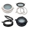 Marine Round Porthole Round Opening Portlight Window 4mm Safety Glass Fittings 8.5'' / 10.5'' for Boats Yacht