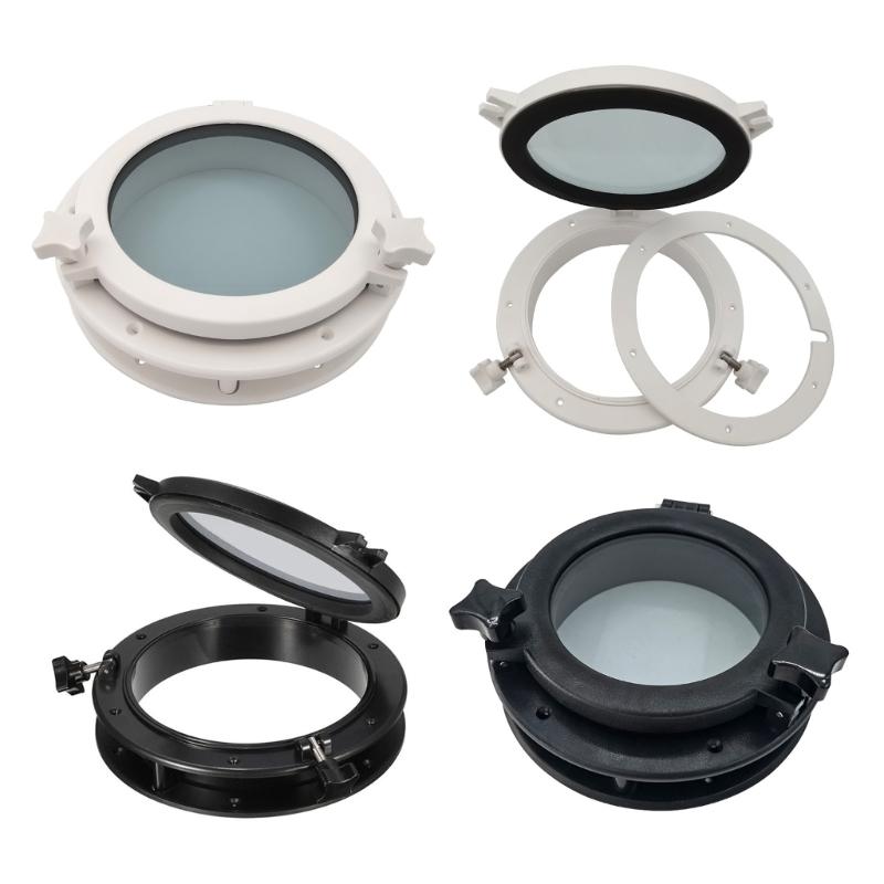 Robust Round Skylight Portlight Porthole for Yacht and Boats Easy Installation 4mm Tempered Glass Waterproof