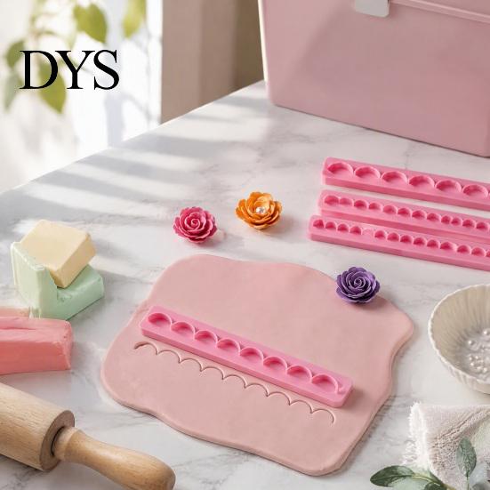 Polymer Clay Cutters 6Pcs Flower Petal Cutter, 6 Shapes 3D Making Craft Mold Tool, Handmade Plastic Crafting Tools for DIY Lovers