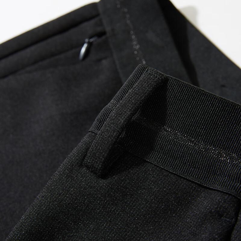 JOW Men's Wool Blend Thick Straight Leg Business Casual Pants