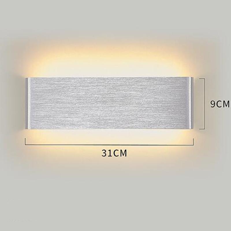 LED-Wandleuchte 2,4G Bluetooth-Fernbedienung Dimmbare Wandlampe AC170-245V Wohnzimmer Schlafzimmer Innenwandleuchte Leuchte