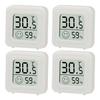 Compact Digital Thermometer for Indoor Use with Accurate Temperature and Humidity Display Wall Mounted Battery