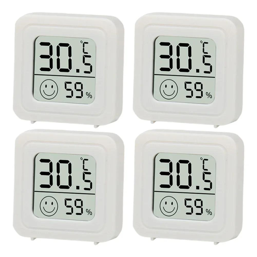 Compact Digital Thermometer for Indoor Use with Accurate Temperature and Humidity Display Wall Mounted Battery