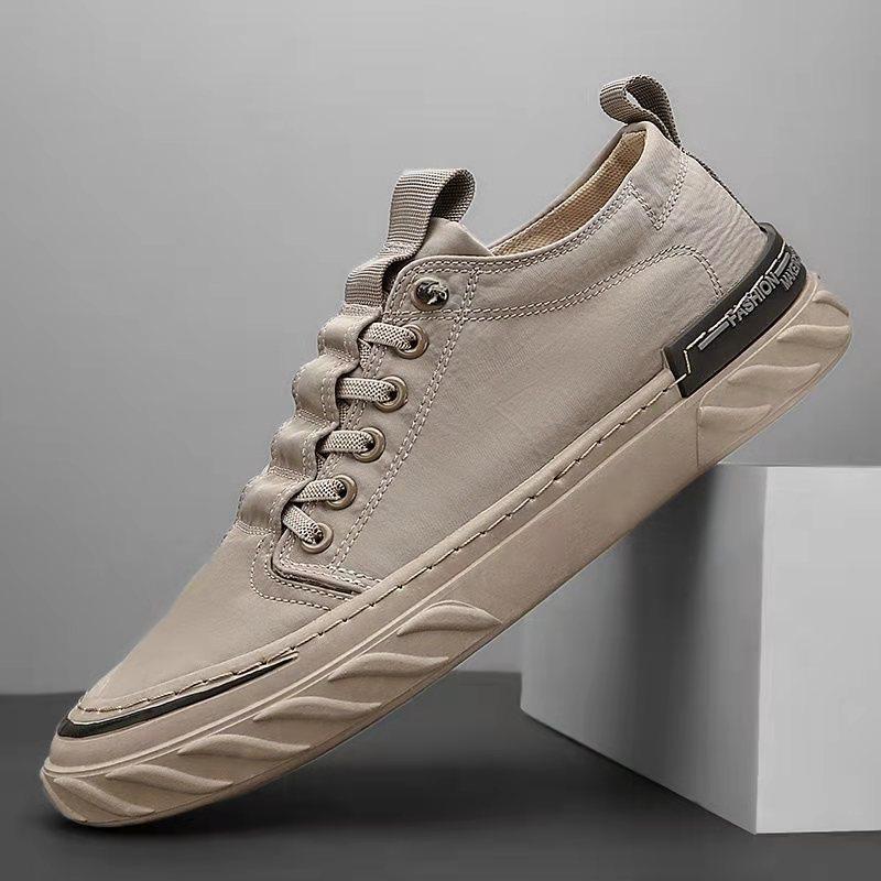 

Latest Fashion Casual Men s Shoes 2024 Ice Silk Canvas Breathable Sports Shoes Outdoor Anti slip Morning Running Shoes sneakers 44