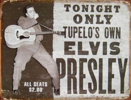 

TIN SIGN Tonight Only Celebrity Signs Garage Wall King Of RockAluminum 20x30cm（7.8x11.8inch）