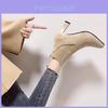 Elegant And Stylish Women's Slim Fit Ankle Boots With Soft Pu Material For Fall And Winter