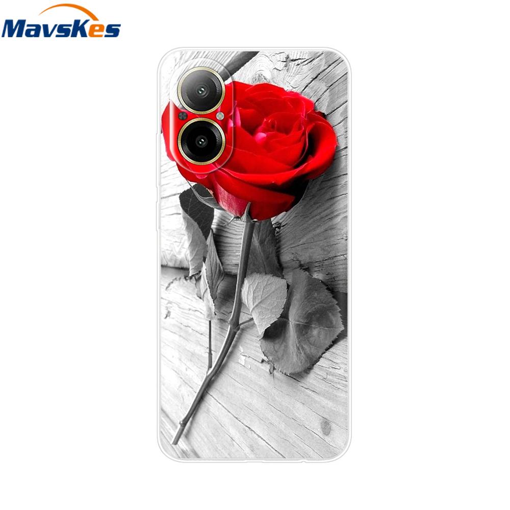 Für Realme C67 4G Hülle RealmeC67 C 67 4G RMX3890 Niedliche Weiche Klare Silikon Handyhüllen Für Realme C67 4G Schutzhülle Capa