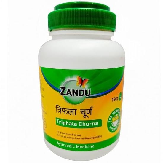 Zandu TRIPHALA CHURNA 180 GM(PACK OF THREE)