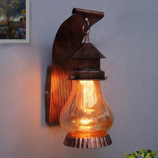 Wall Light Lamp, Mandir Balcony Decoration Items Outdoor, Lanterns for Living Room, Diwali Decoration Items for Home Decor