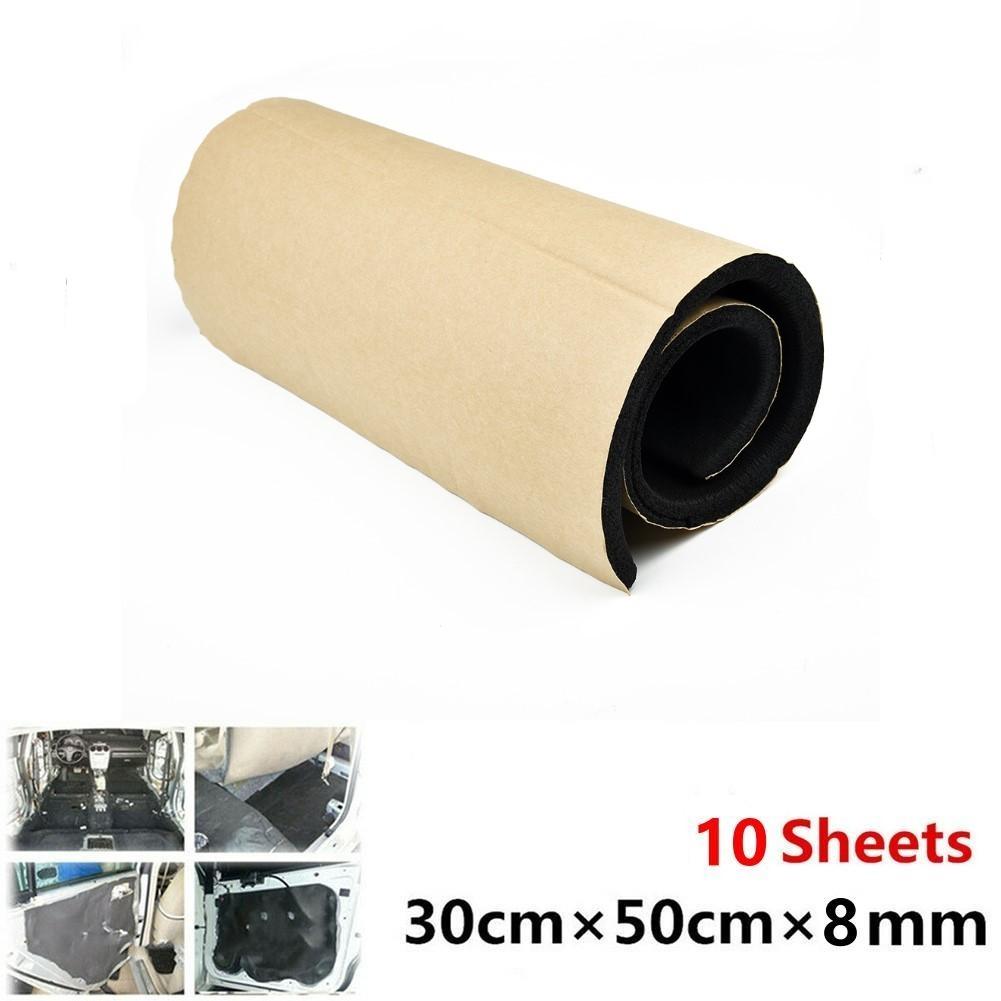 30x50cm Heat Insulation Mat Black Cotton Insulation Deadening Foam