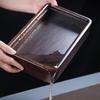 MULTIPOTENT Black Ebony Mortise & Tenon Water Storage Tea Tray