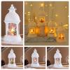 Candlestick Christmas Wind  Lamp Santa Santa Hanging Lamp Classical Christmas Castle Lantern  Xmas