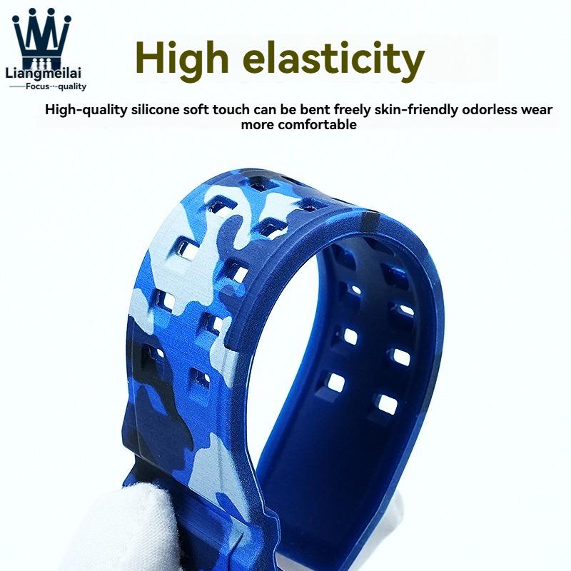 GPW-2000 Rubber Chain For Casio Kongba Watch 5502 GPW-2000-1A/1A2/3A Series Modified Resin Silicone Strap Male accessories