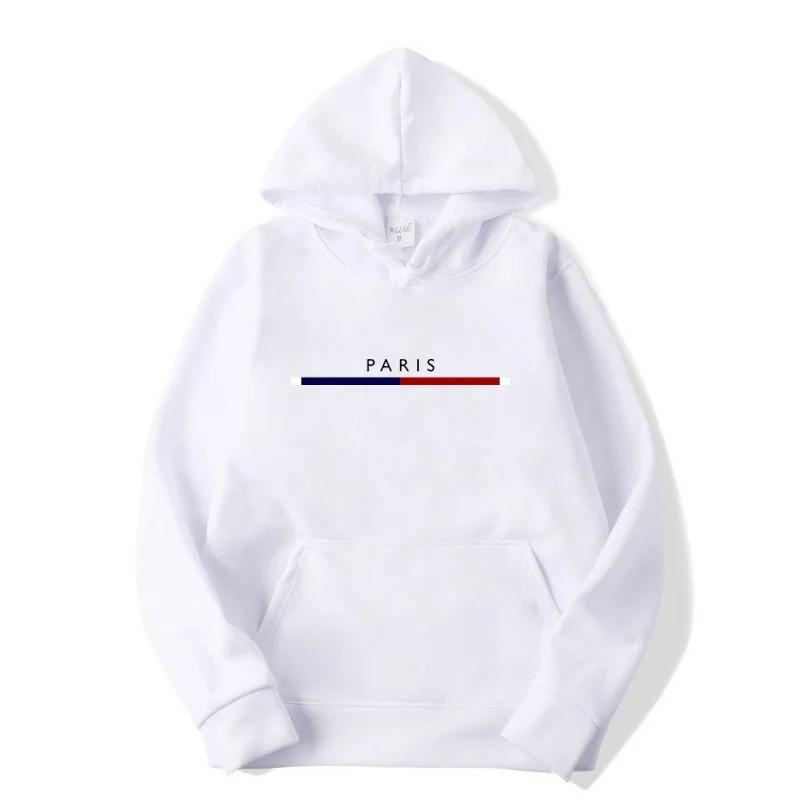 Printed Men's Hoodie Wool PARIS Men Sweatshirt Fashion Street Wear Casual Women's Loose Breathable Pullover Brand Hoodies