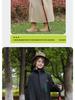 Kinder Unisex Langer Dicker Wasserdichter Poncho für Schule und Radfahren