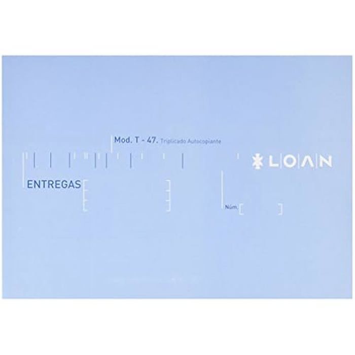 Carnets de bons de livraison - LOAN - T47 - Lot de 5 - Papier blanc - Mixte
