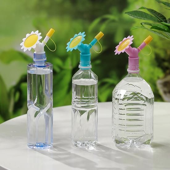 1/3Pcs Water Bottle Sprinkler Cap 2 Modes Adjustable 32-Holes Design Universal Bottle Watering Spout Plant Sprayer Head Accessories