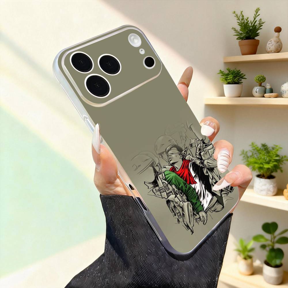 

Чехол для телефона с изображением карты и флага Палестины Для iPhone 17,16,15,14,13,12,11,Pro,Max,Plus,Mini,SE4,E Магнитный Для Magsafe Беспроводной iPhone12PRO
