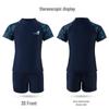 Boys' Sunscreen Swimsuit Set - Summer Split Style for Teens