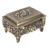Vintage Jewelry Storage Box Alloy Decorative Large Capacity Jewelry Box for rrings Rings