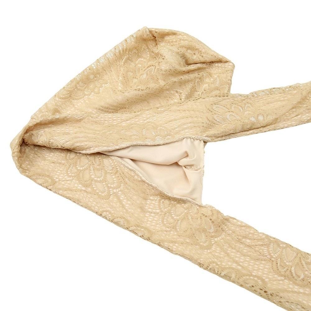 Soft Stretch Lace Women Hijabs Headscarf Lady Bandana Caps Fashion Muslim Turban Hats