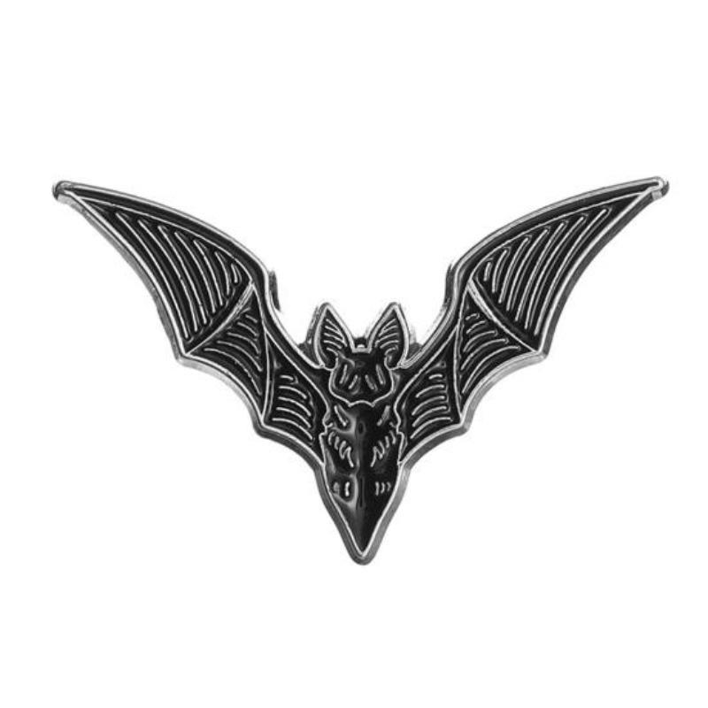 Летучая мышь Брошь Хэллоуин Стиль Длинные Крылья Панк Темный Стиль Значок Антикоррозийный Животное Подарок на Хэллоуин