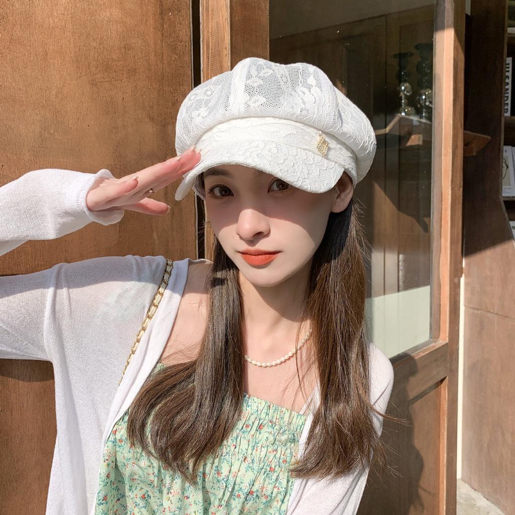 Lace Floral Sun Hat for Outdoor Sports - UV Protection Baseball Cap for Hiking, Running, Cycling - Casual and Fashionable Peaked Cap For Women & Men