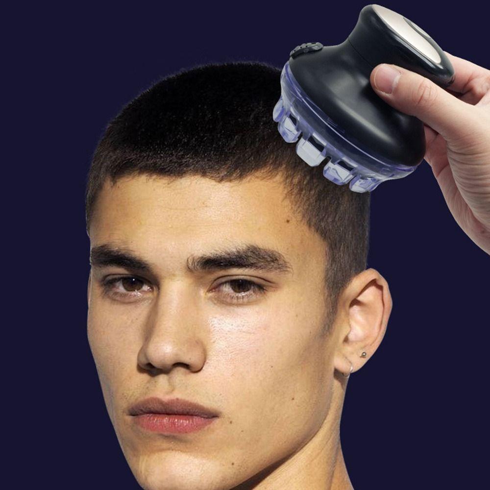 3-12mm Length Adjustable Men's Hair Shaver LED Display Screen Self-hair Kit  Home