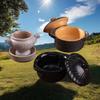 New 1 Piece Dollhouse Kitchen Decoration DIY Accessories Mini Clay Pot Plate Food Model Doll House Miniature Kitchen Items