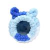 Soft Warm Hamster Nest Comfortable Coral Velvet/Plastic Hamster Soft Bed House Warm Thickened Wall Mounted Hamster Nest