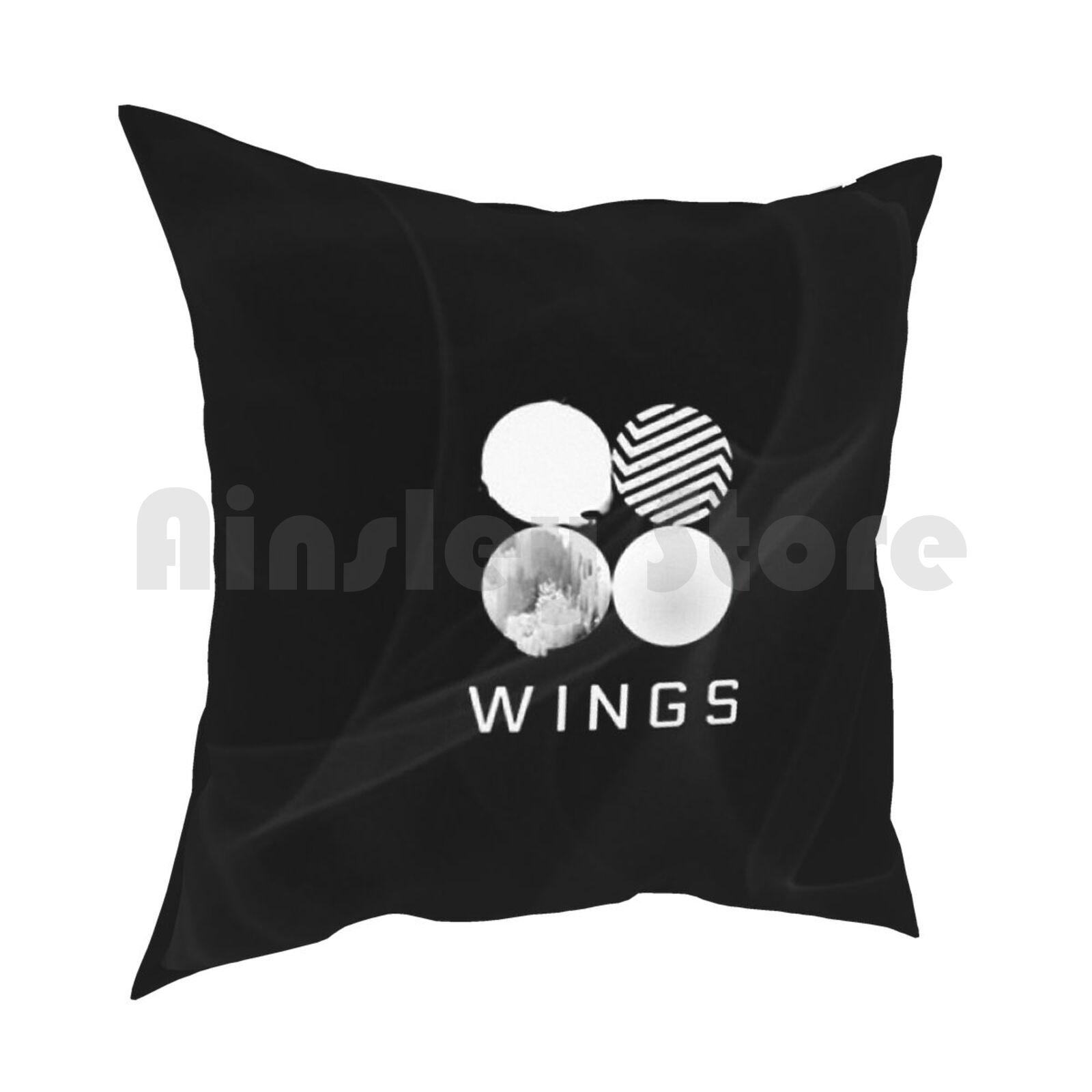 Pillow Case Printed Home Soft DIY Pillow Cover Boys Bulletproof Boys Scoot Kpop Album Cover Beyond The Scene K Pop New Logo 30x30cm 12x12in