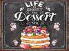 Vintage Cake Ice Cream Metal Tin Sign Yummy Dessert Pictures Bakery Food Shop Decor Aesthetics Wall Decorative Plaque Decorat