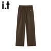 izzue it Men's Ice Silk Straight-Leg Casual Pants