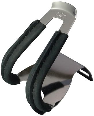 Mikashima Bicycle Toe Clip HALF CLIP DEEP Clip Deep with Black (MKS) W/leather (Half Leather)
