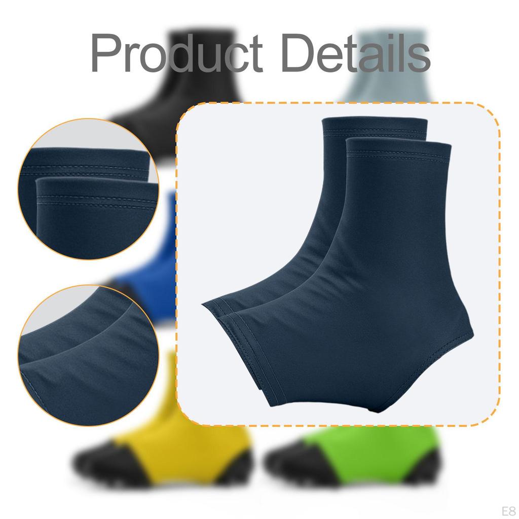 Rutschfeste Fußballstollenschuhe Ärmel, Universelle Passform, Polyester und Spandex Schutz für Männer Frauen,