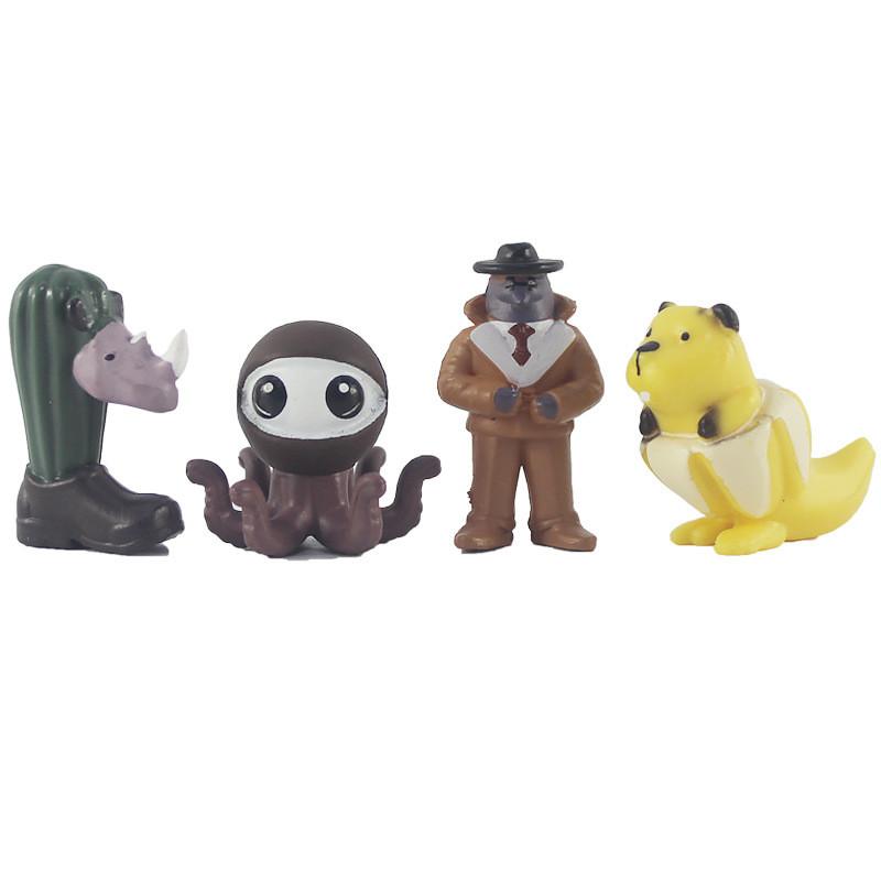 Wooden Sahur Tungtung Stick Figures Collector Toy Set Pvc Children Material