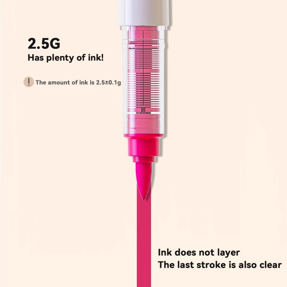 Szybkoschnący Pisak Płynny Prosty Miękka Końcówka Pisak Kolorowy Przenośny Pisak Artystyczny Akwarelowy Malowanie
