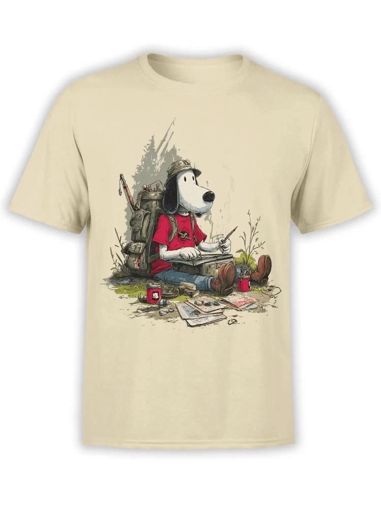 Camp Sketcher Dog Tshirt Unisex S