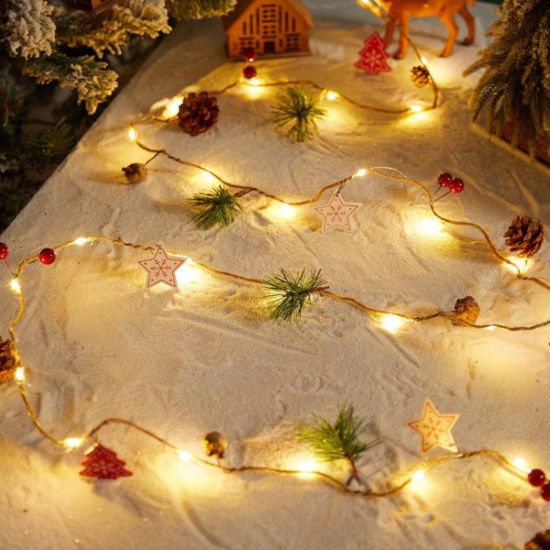 LED Flashing Fairy Lights for Christmas Tree and Shop Window Decorations