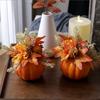 Simulation Pumpkin Decoration Thanksgiving Decor Pumpkin Halloween Artificial Pumpkin Tabletop Ornaments Autumn Harvest Decor