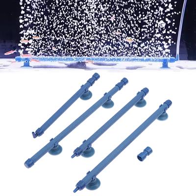 Bomba de ar para aquário, difusor de pedra de ar fresco, tubo extensível para aquário, tubo de ar de parede, ventosa, difusor de bolhas fixo para paisagens aquáticas