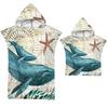 Sea Turtle Bath Towel Quick-drying Hooded Cape Large Towel Microfiber Beach Towel Wetsuit Adult Parent-child Poncho Bathrobe