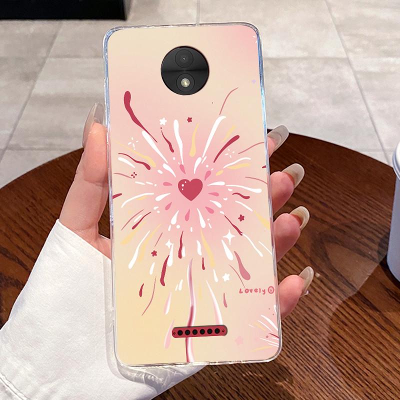 Casing For Motorola Moto C Plus Case Aesthetic Cute Cat Astronaut Transparent Soft Silicone Back Cover Moto C CPlus Phone Case