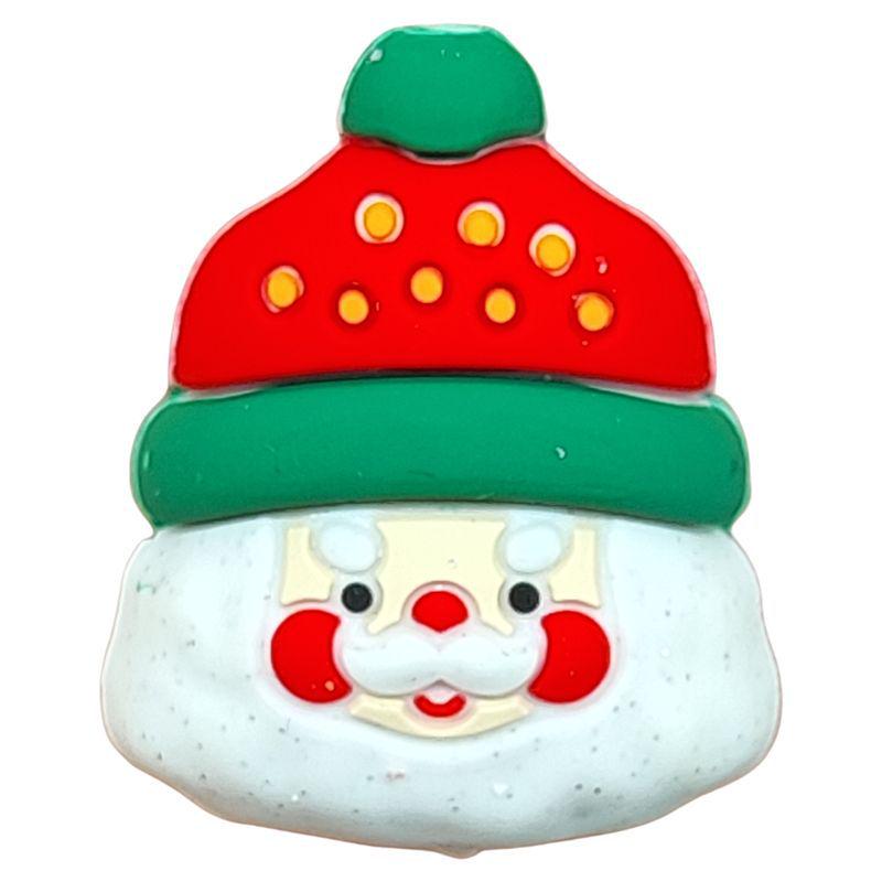 3D Santa Claus Silicone Beads Cartoon Pen for DIY Jewelry and Epoxy Crafting