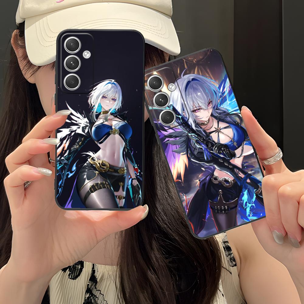 Wuthering Waves Galbrena Phone Case for Samsung Galaxy S26 S25 S24 S23 S22 S21 S20 Note20 Plus FE Ultra Colorful Cover Cover