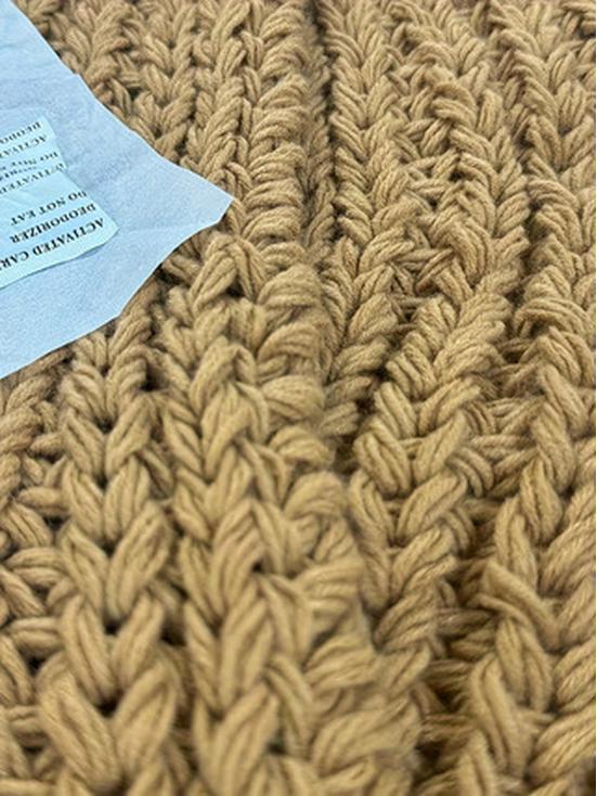 Europäischer & Amerikanischer Herbst/Winter Grobstrick Kapuzenärmelloser Westen-Cardigan