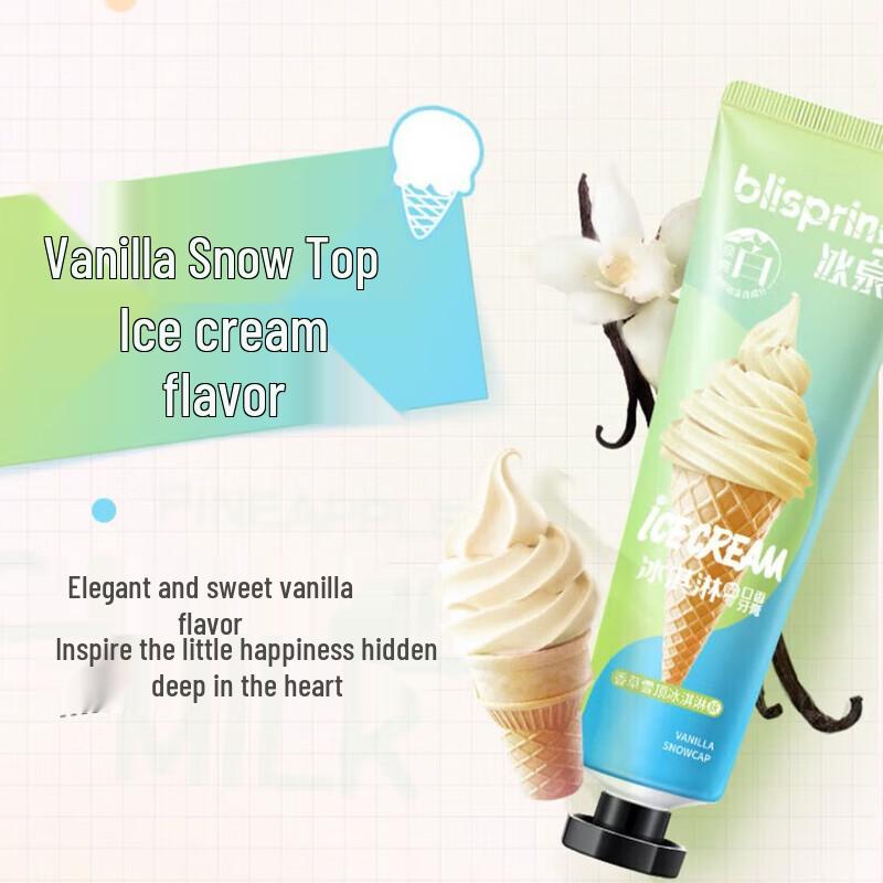 Blispring Ice Cream Flavor Toothpaste