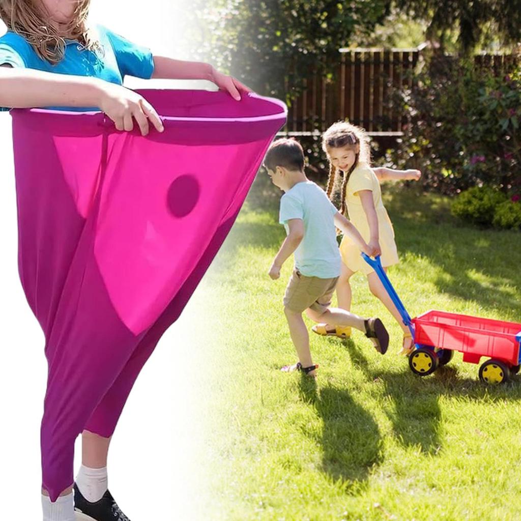Granny Pants Yard Pitching Party Game Props Family Sack Race Bags with 2 Bouncy Balls Picnic Birthday Outdoor Tossing Game Sets