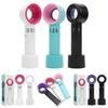 Portable 360° Bladeless Mini Fan For Eyelash Drying And Cooling Usb Rechargeable Handheld And Quiet